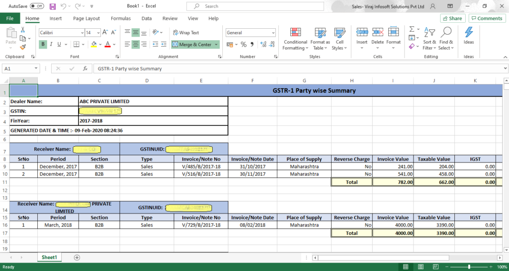 Annual Reconciliation in Tax Power GST Software