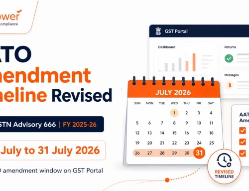 GSTN Advisory 666: Revised AATO Amendment Timeline for FY 2025-26